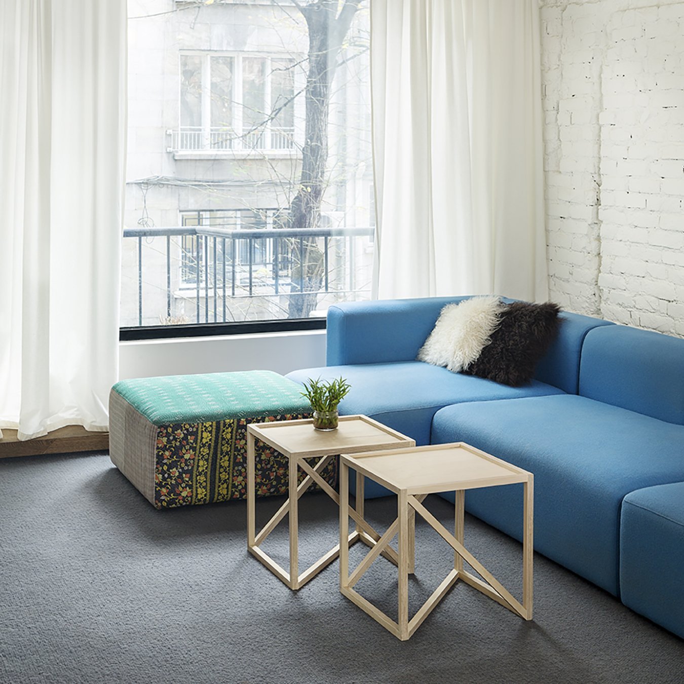 Mesa Auxiliar Madera First Side Table Almost en Meryac