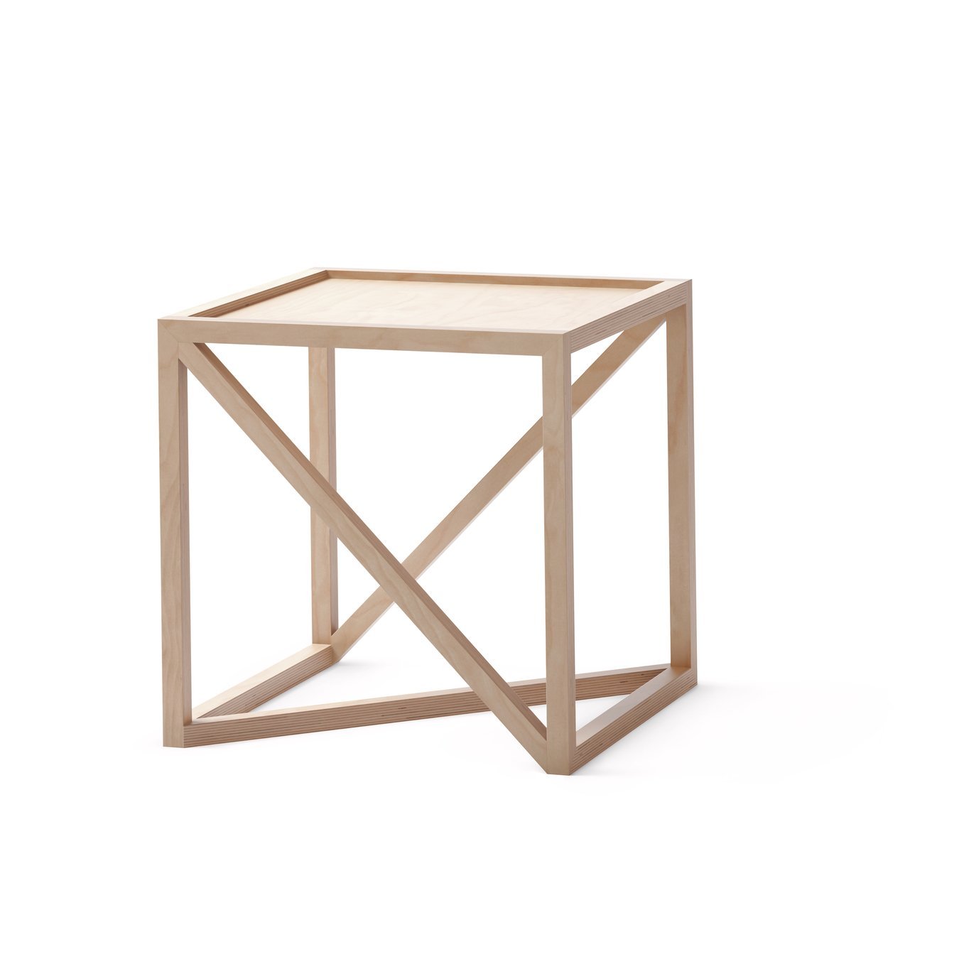 Mesa Auxiliar Madera First Side Table Almost en Meryac