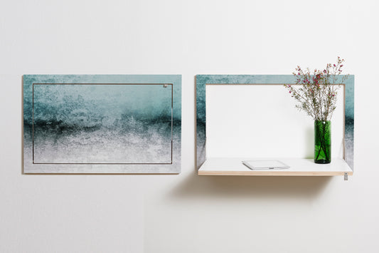 Mesa_Pared Flapps Secretary Sonador de Nieve Abierto y Cerrado Ambivalenz en Meryac