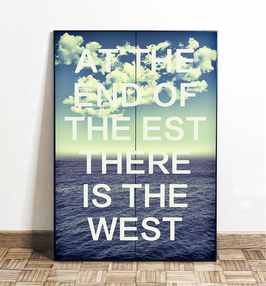 Poster Est in West SA13 en Meryac