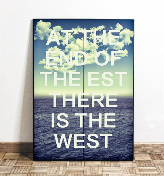 Poster Est in West SA13 en Meryac