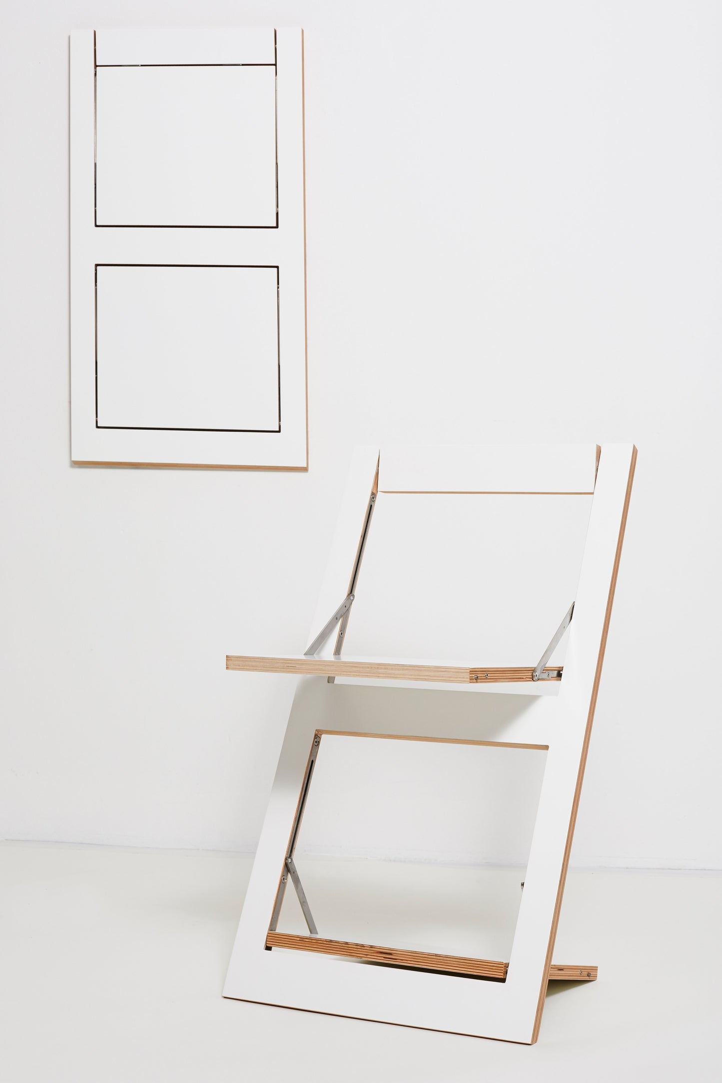 Silla Flapps Madera Plegable Color Blanco Ambivalenz en Meryac