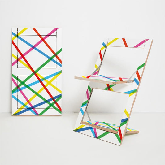 Silla Flapps Madera Plegable Multicolor Ambivalenz en Meryac