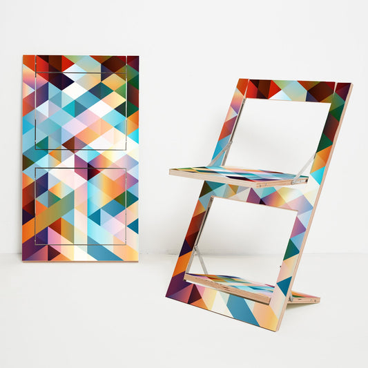 Silla Flapps Madera Plegable Multicolores Ambivalenz en Meryac
