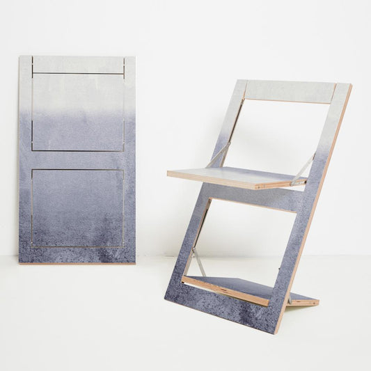 Silla Flapps Monika Stirgel Madera Plegable Gris Destenido Ambivalenz en Meryac