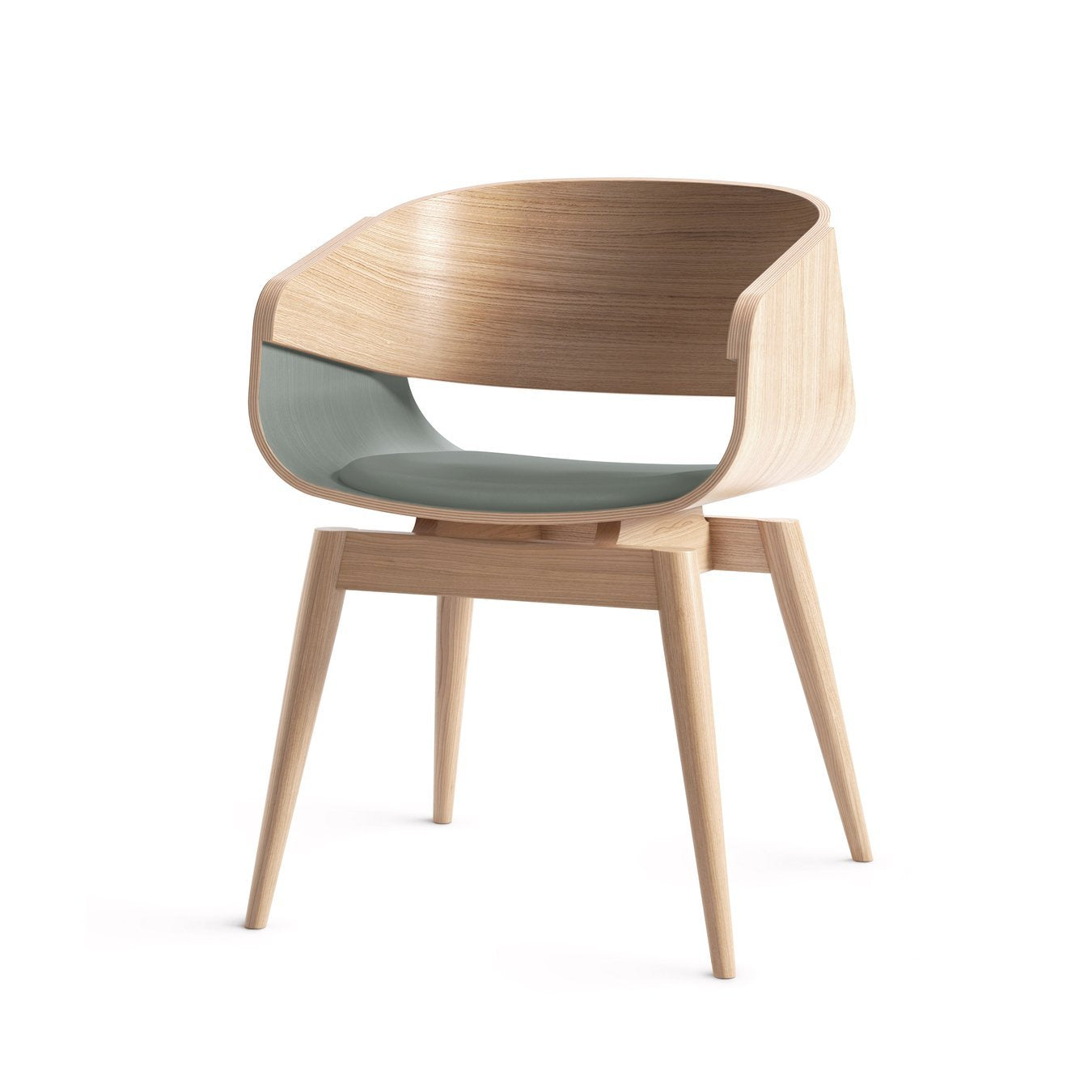 Silla 4th Armchair Soft Verde Almost en Meryac