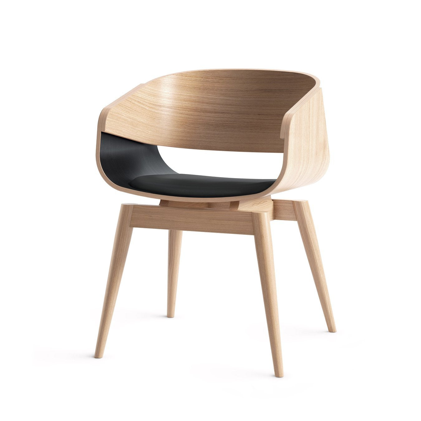 Silla 4th Armchair Soft Negro Almost en Meryac
