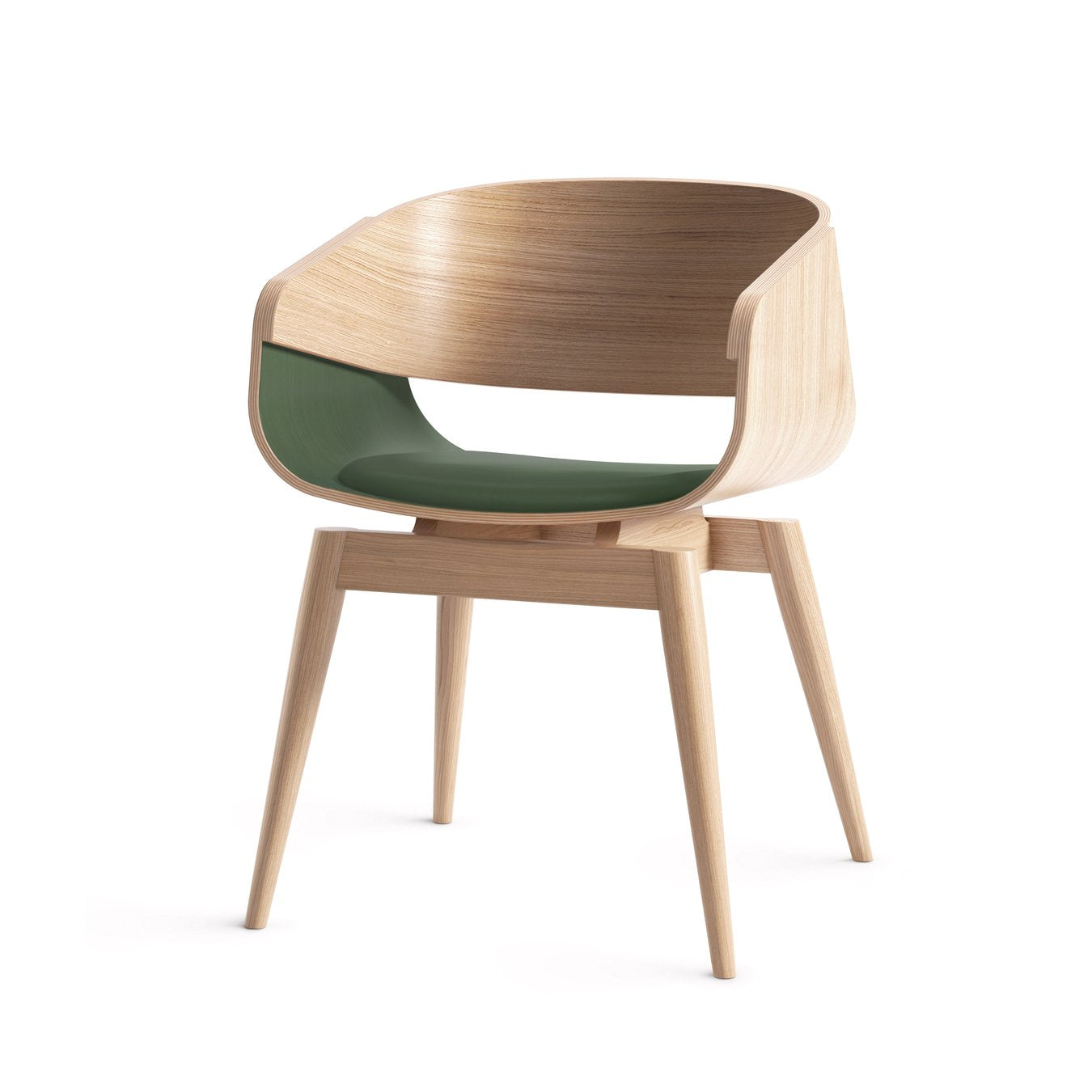 Silla 4th Armchair Soft Verde Almost en Meryac