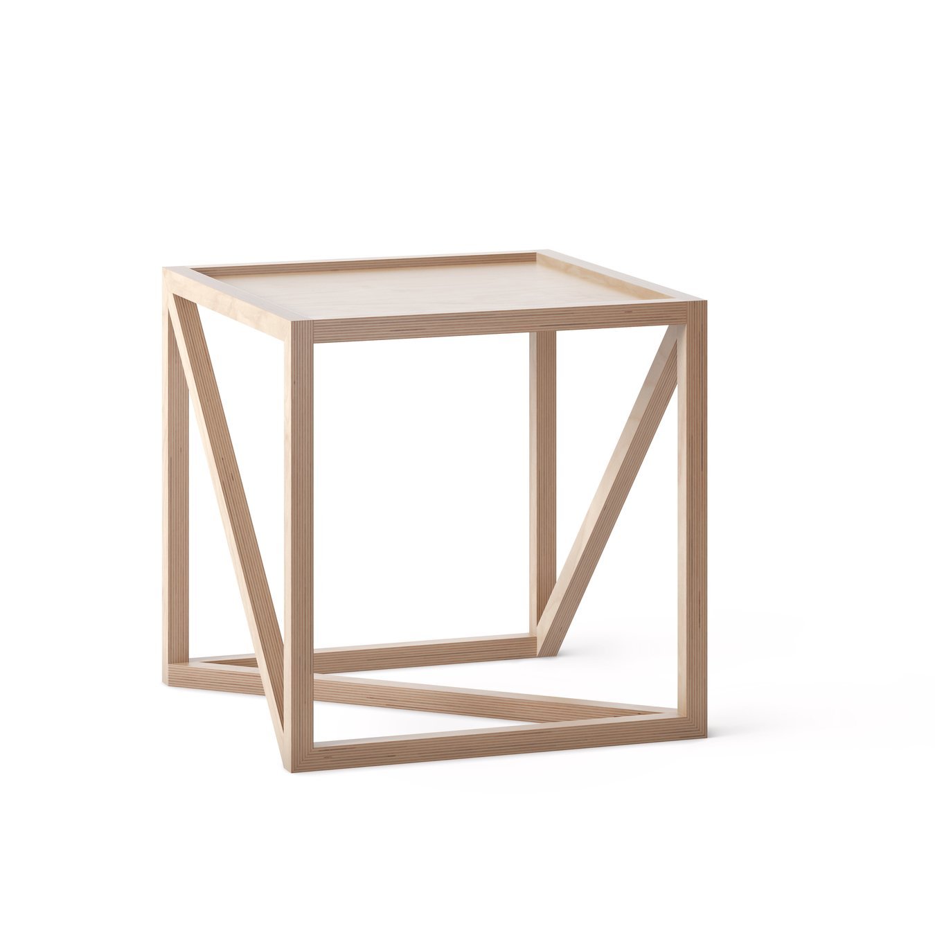 Mesa Auxiliar Madera First Side Table Almost en Meryac